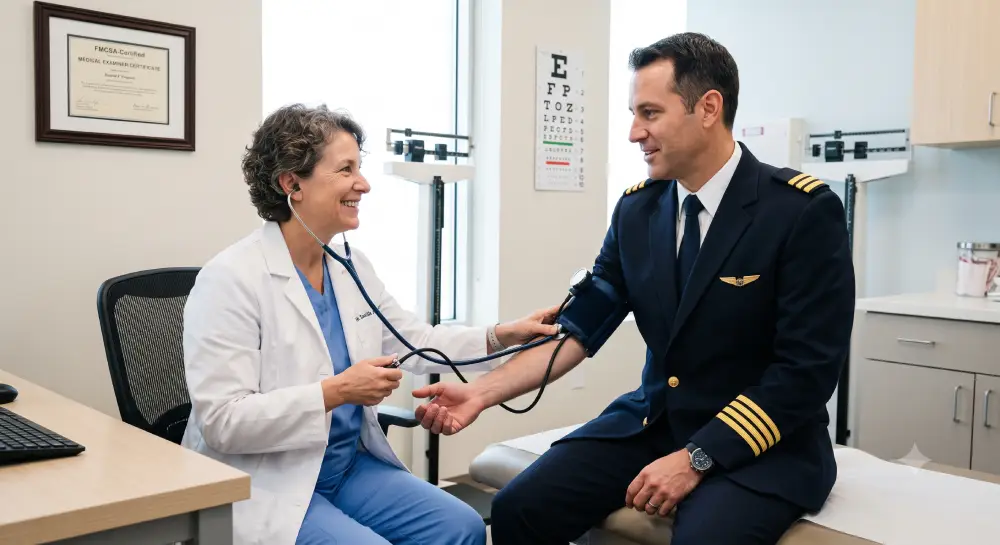FMCSA-certified medical examiner