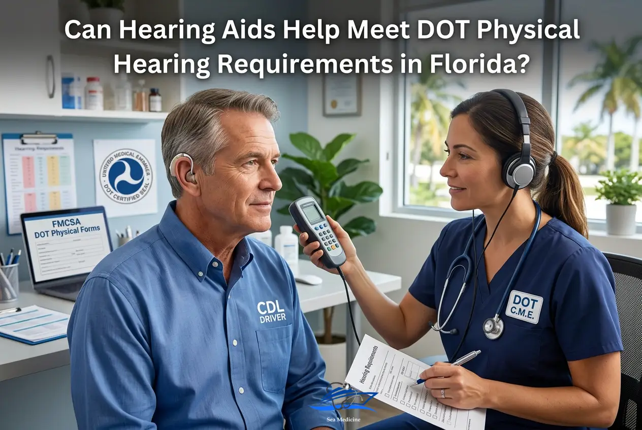 DOT physical hearing requirements Florida