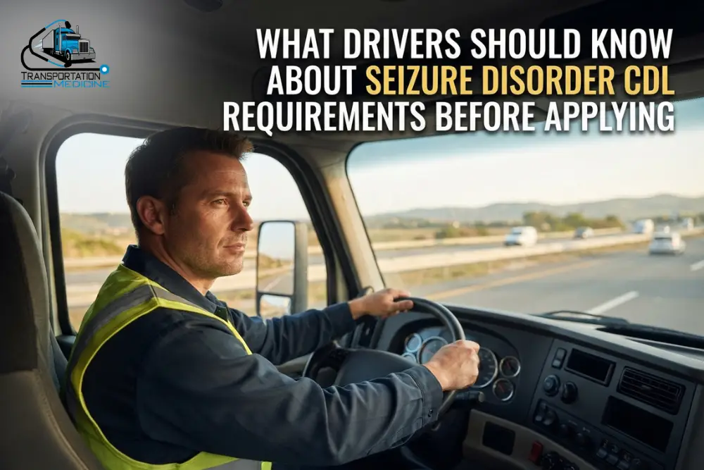 Seizure Disorder CDL Requirements